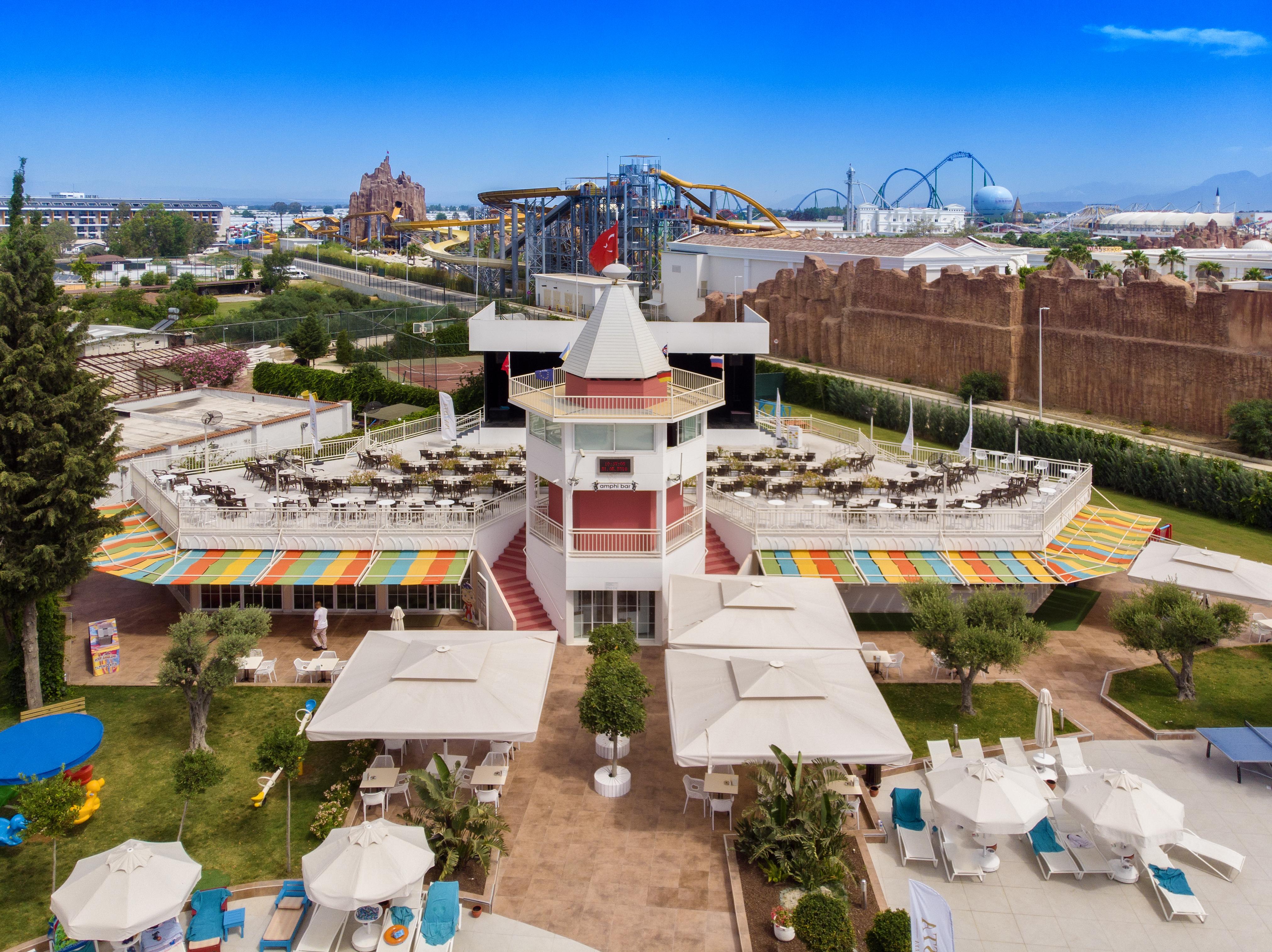 Innvista Hotels Belek Buitenkant foto Aerial view of the restaurant